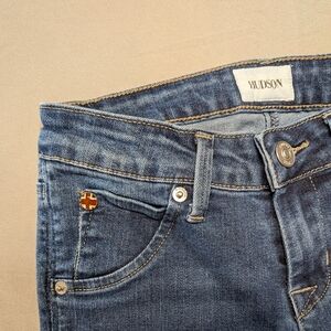 Girl's Hudson Jeans, Dark Blue, Tapered- Leg Denim. Sz 12